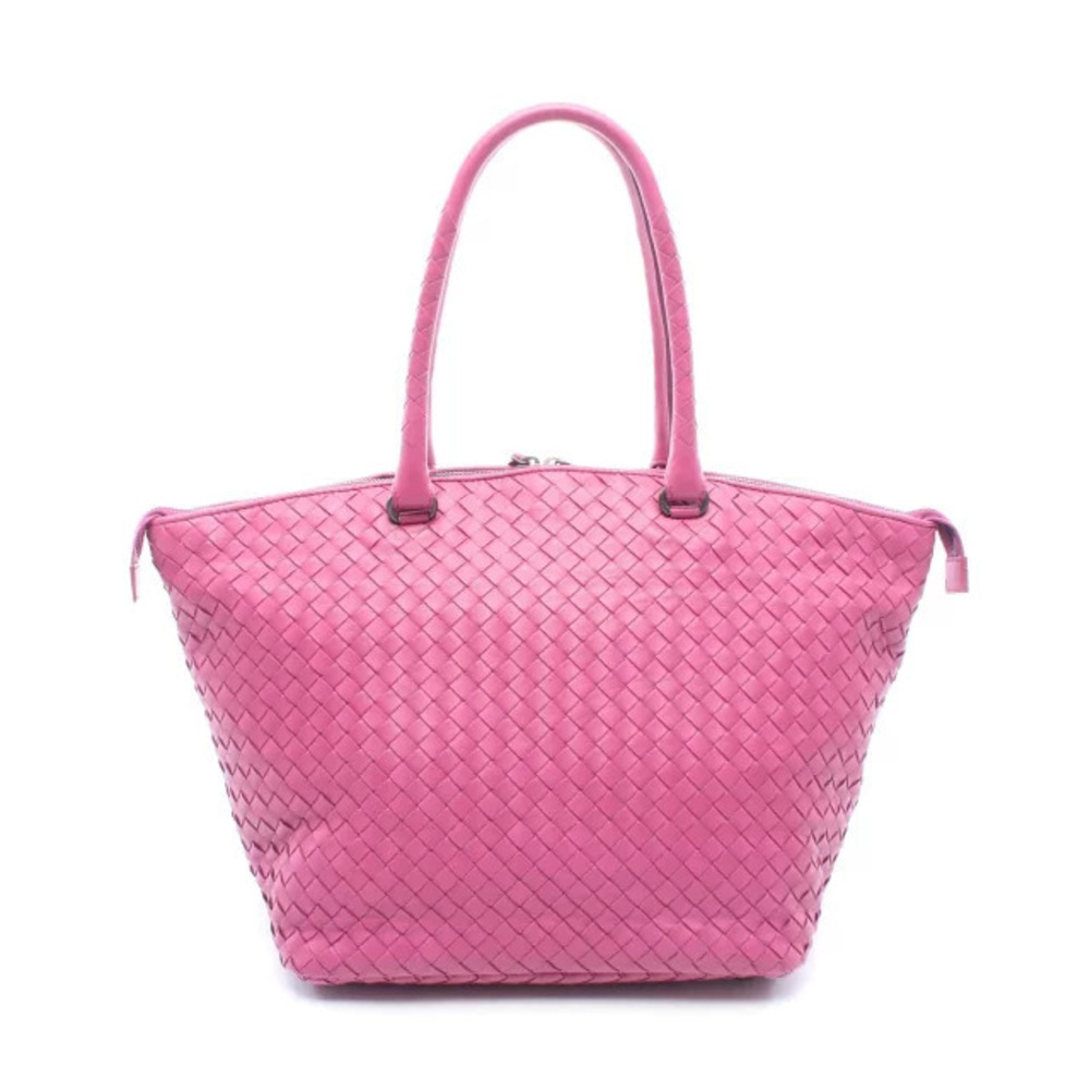 Bottega Veneta Intrecciato Tote Bag Leather Purple
